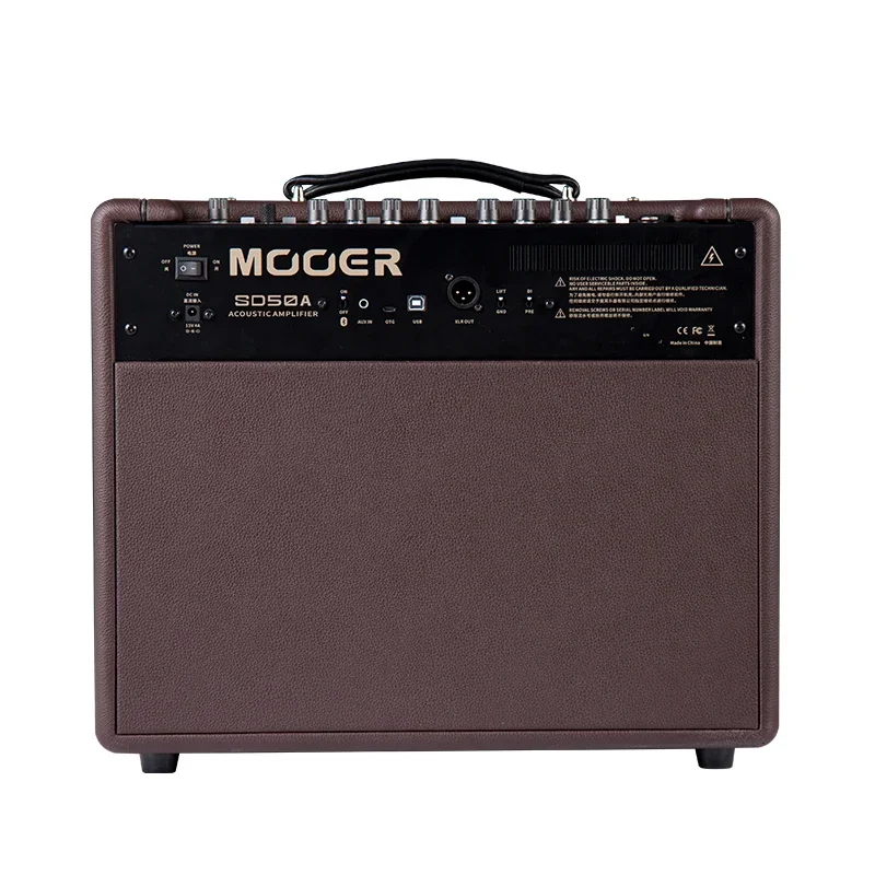 

Mooer Electric Guitar Speaker SD50A Equipped With IAMP System 30W Charging Portable Speaker Bluetooth Stereo Guitar Sound