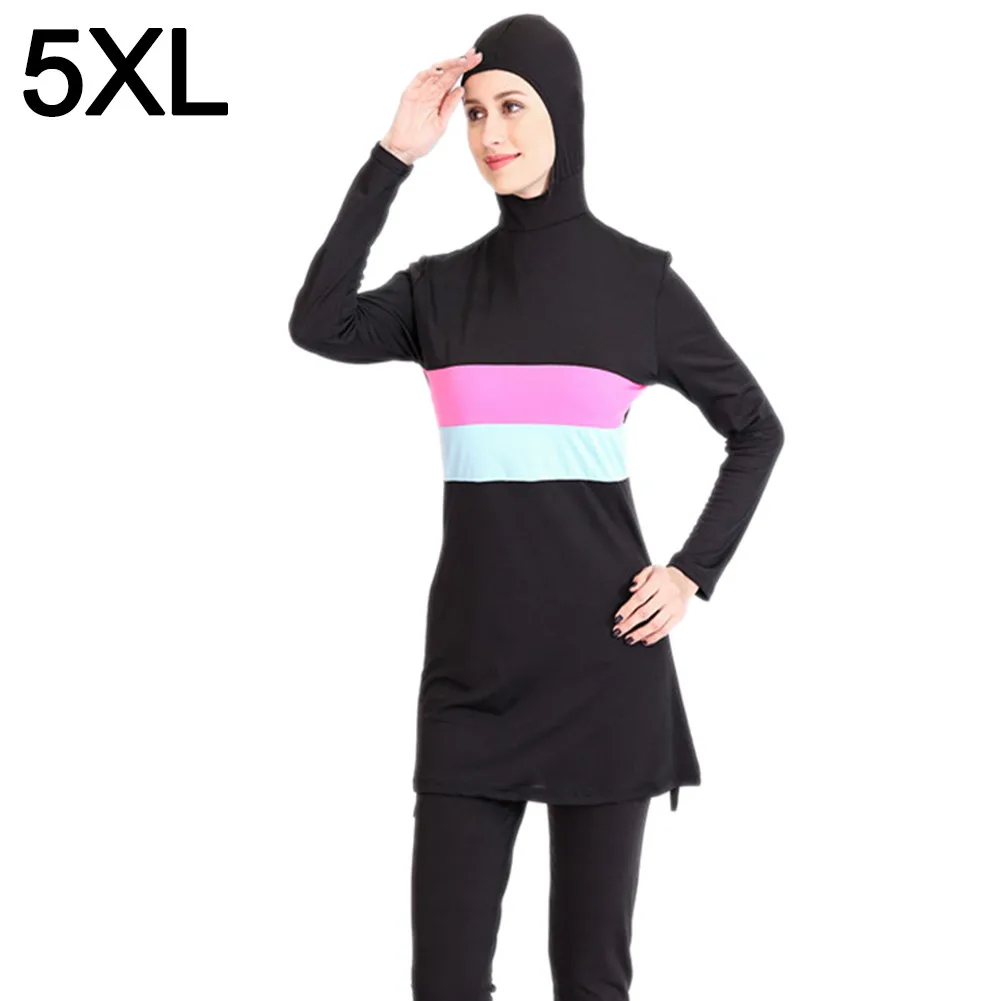 Femme Musulmane PlusSize Swimwear Borkini Muslim Swimming Suit With Modest Swimsuit For Women