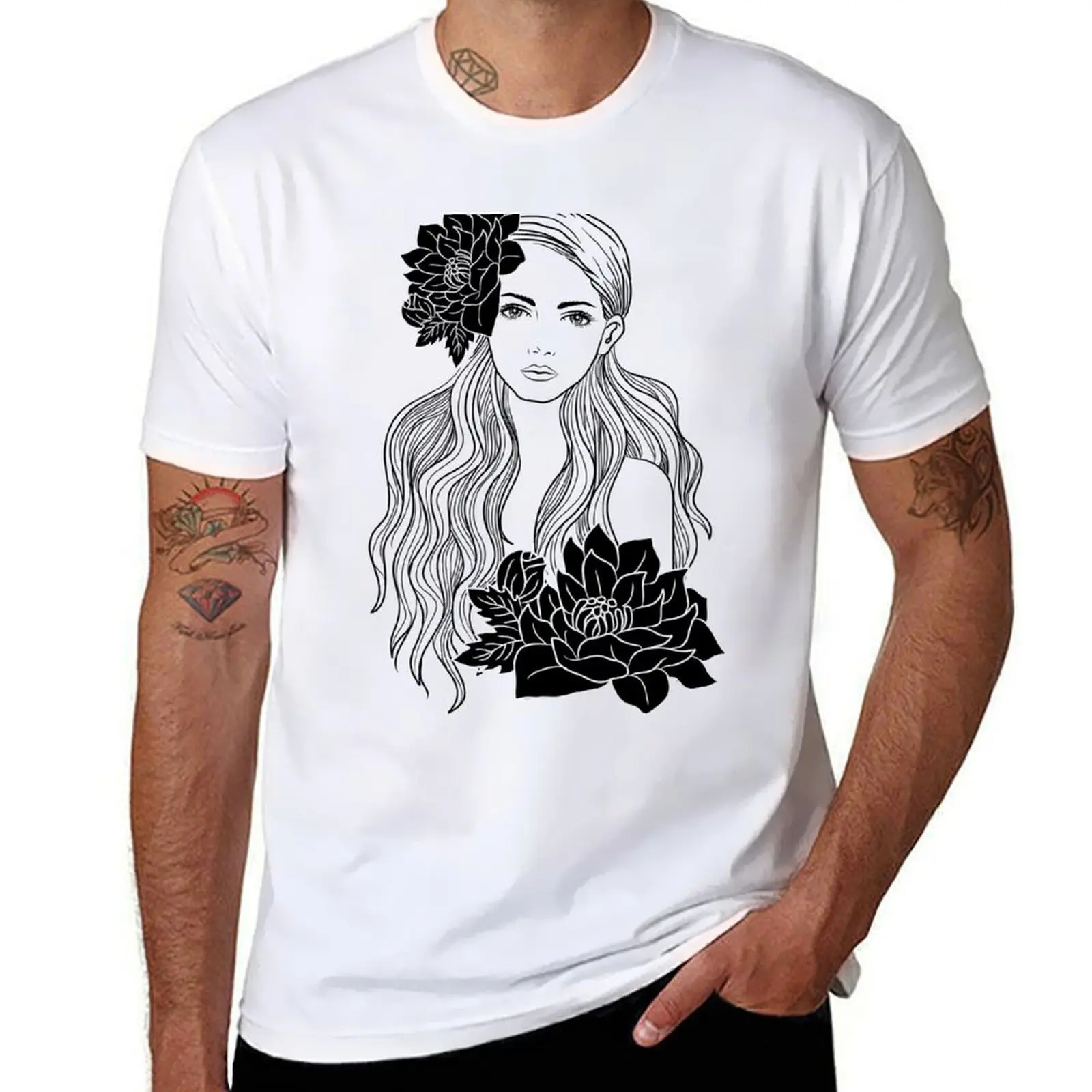 

Tropical Girl T-Shirt t shirt for man funny t shirts dark humor T-Shirt