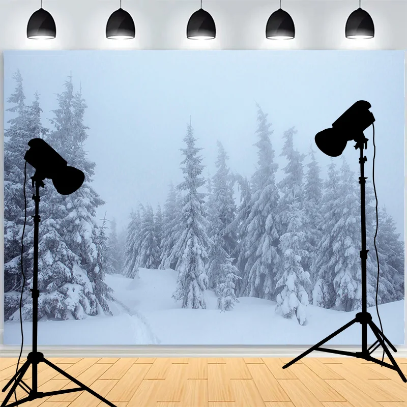 Fireplace Christmas Day Wreach Window Photography Backdrops New Year Living Room Portrait Holiday Party Photo Background DD-22
