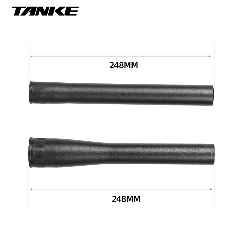 TANKE Aluminum Alloy Mountain Bicycle Front Fork Head Tube Air Front Suspension Straight Tapered standpipe Cycling Accessories