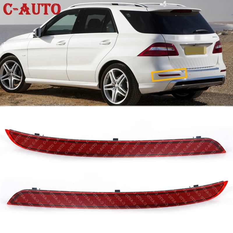 Rear Bumper Brake Fog Lights A1668200174 A1668200074 For Mercedes Benz GL-Class W166 X166 2013-2015 bumper reflector Brake light