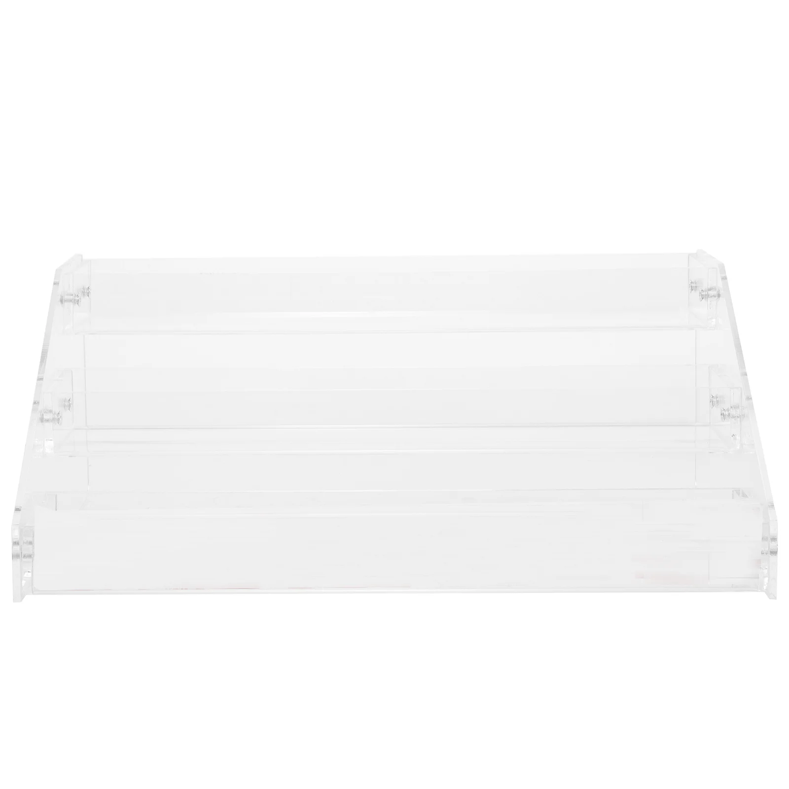 

Acrylic Display Rack 3-Tier Clear Stand For Supermarket Convenience Store Organizer