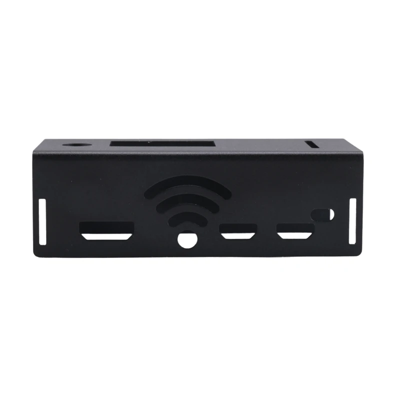 2X Aluminium behuizing voor MMDVM Hotspot Uitbreiding Rainsun Board Radiostation Wifi Voice Modem Raspberry Pi W Zwart