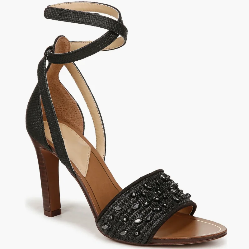 

Large Size High Heels European And American Roman Sandals Sexy Thin Heels Open Toe One Line Buckle Sandals