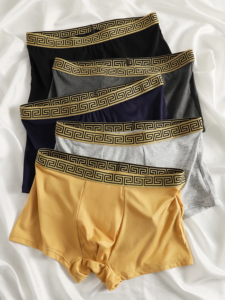 

5-компонентное удобное, дышащее, модное и модное мужское нижнее белье, эластичное и спортивное, подходит для всех сезонов. Мужской