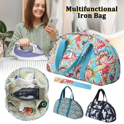 Large Iron Organizer Capacity Sewing Tools Bag Portable Travel Thread Yarn Tote Home Organizer Bags Sewing Iron Storage Bag