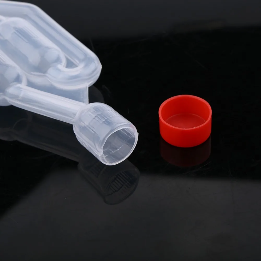 4pcs Practical Plastic Exhaust Check Valve Water Sealed Transparent Bubble Airlock S Shape One Way Brewing Check Valve Brewing