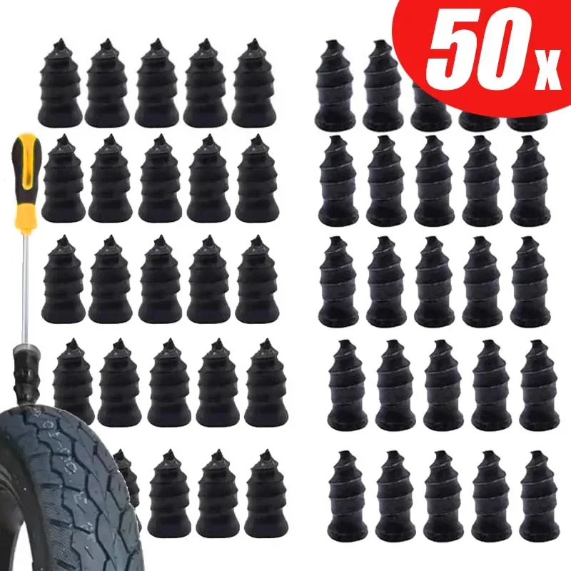 Reifenreparaturnägel für Auto, Motorrad, LKW, Roller, Fahrrad – Gummi-Metallnägel zur Reifenpannenreparatur, Werkzeuge und Zubehör