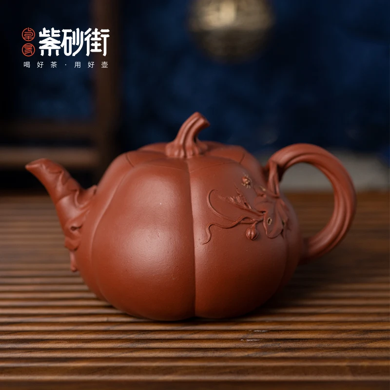 360ml Yixing Purple Clay Teapots traditional handmade Filter Kettle Master Handmade Cinnabar Zisha Teaware