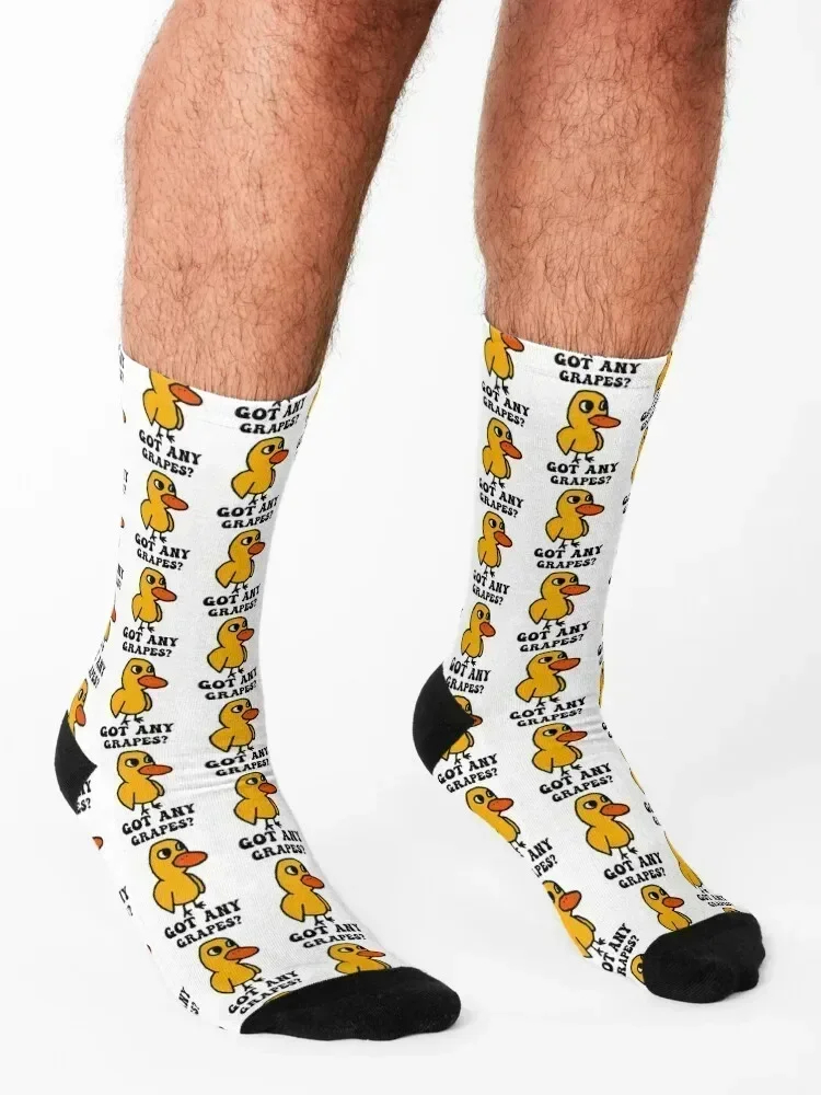 Got Any Grapes - The Duck Song Socks Crossfit christmass gift Stockings compression sports and leisure Boy Child Socks Women's