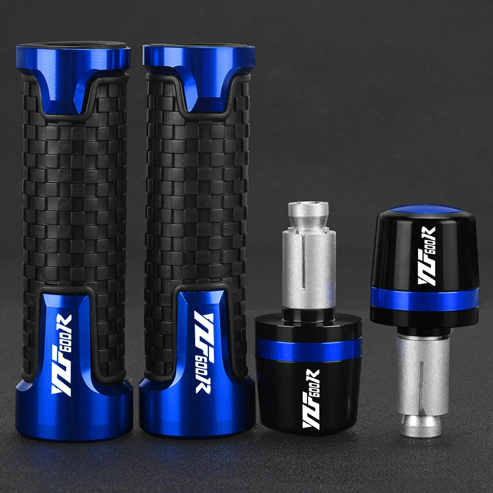 

For Yamaha YZF600R YZF 600 R 600R Thundercat 1994-2008 2007 2006 Motorcycles 7/8" 22MM Handlebar Grips Handle Bar Cap End Plugs