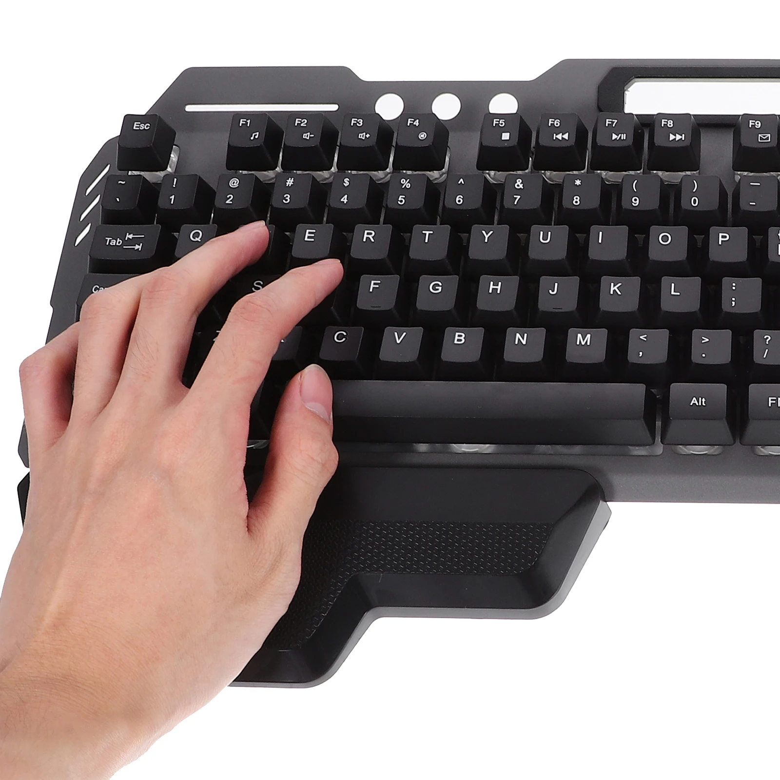 

Wired Backlit Computer Full Size Silent Design Gaming Keyboard Anti Splash Wired Keyboard Drainage Gaming Accessories