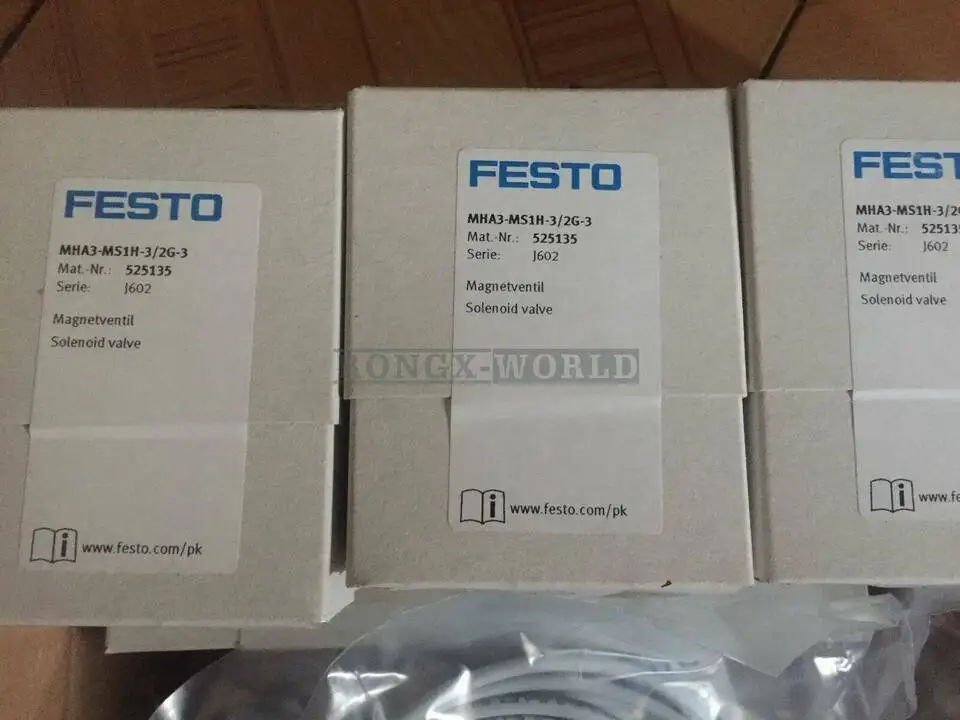 

New in box FESTO Solenoid valve MHA3-MS1H-3/2G-3 525135