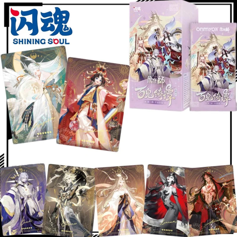 carte-collezionabili-ufficiali-shining-soul-onmyoji-serie-di-carte-onmyoji-1-heian-scroll-merchandise-anime-regalo-per-le-feste-giocattolo-di-tendenza
