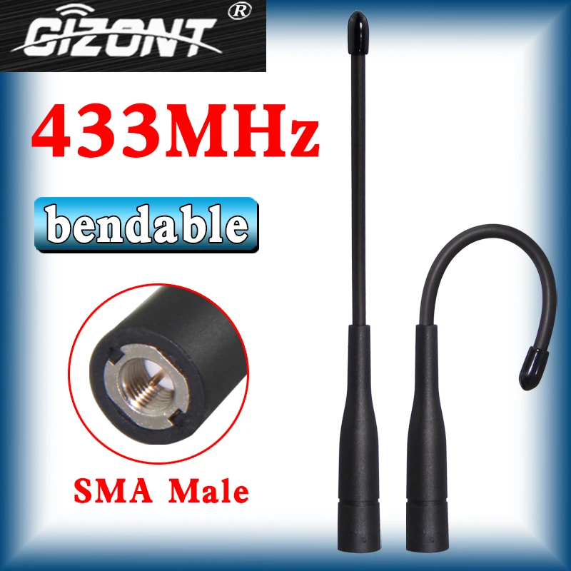 Obsługa personalizacji 2 szt. 433 MHz miękka antena 433 mhz antena dookólna kierunkowa 433 m IOT antena o wysokim wzmocnieniu złącze męskie SMA
