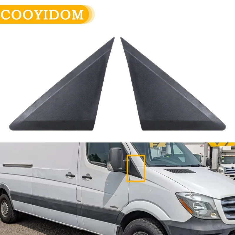 Embellecedor de cubierta de espejo retrovisor de coche, accesorios para Mercedes Benz Sprinter W906 2006 2007 2008 2009 2010 9068110007 9068110107