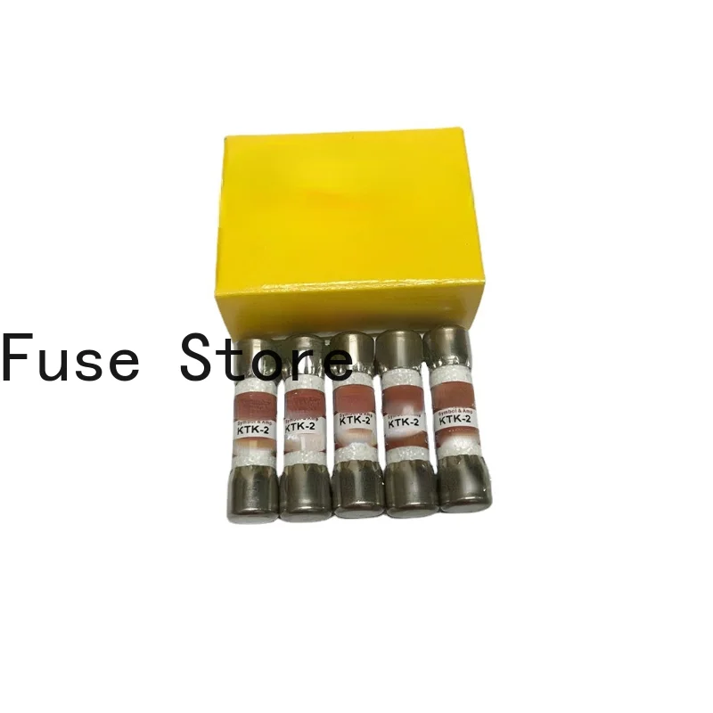 1PCS Imported KTK-2 Original Ceramic Fuse Explosion-proof  10 * 38mm 2A