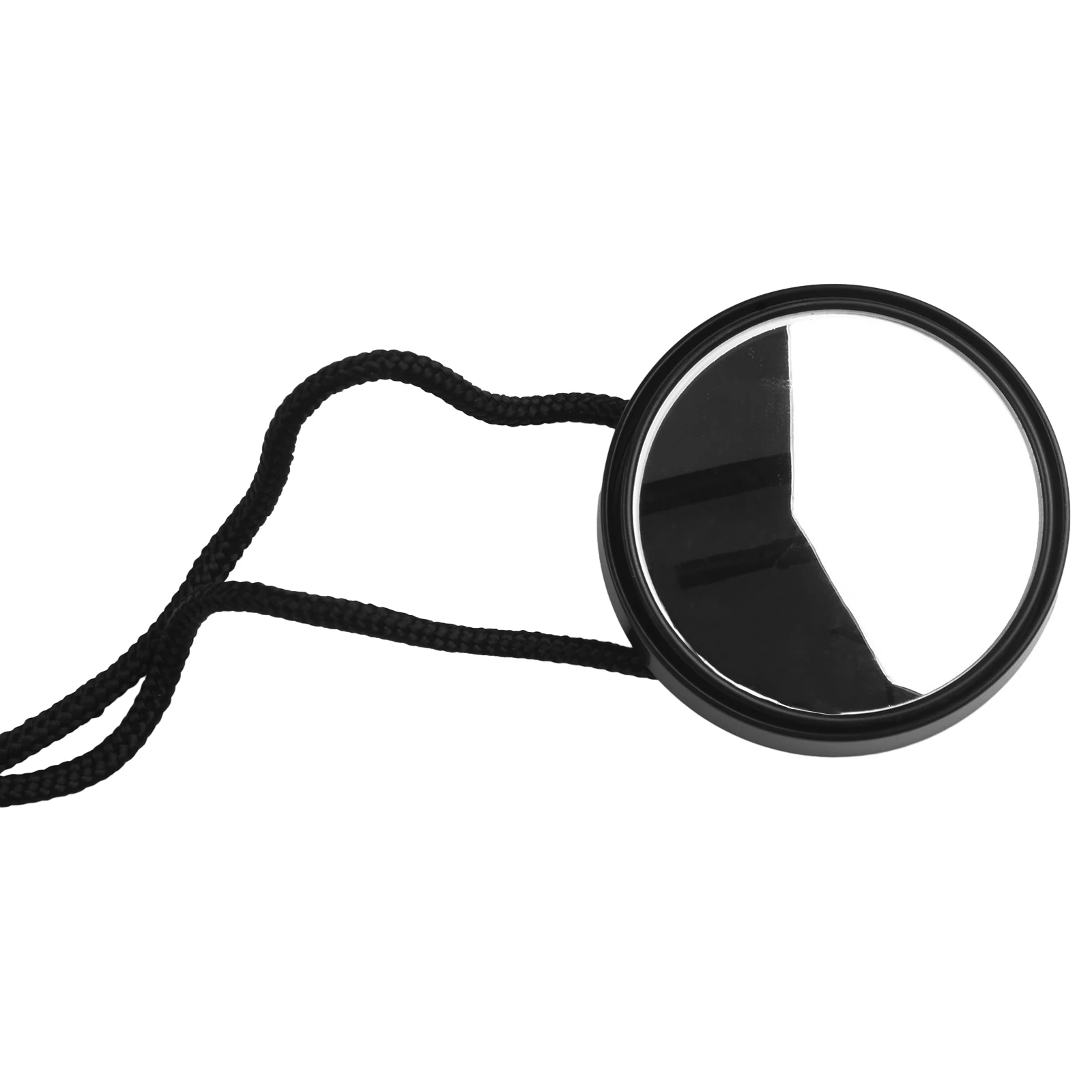 Scuba Diving Safety Rearview Mirror with Adjustable Angle and Lanyard for BCD Side Hanging and Narrow Space Underwater Use