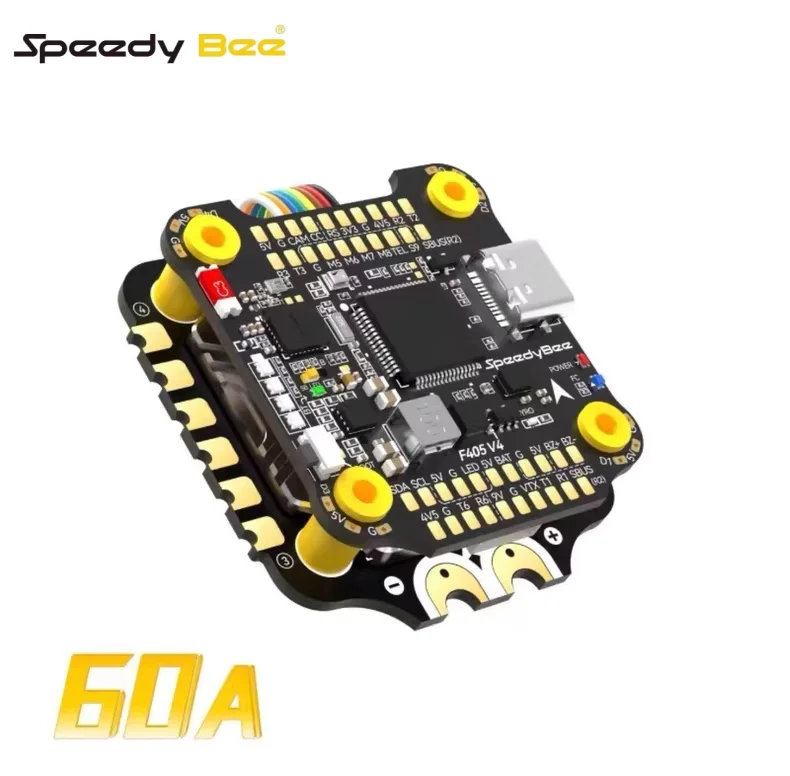 SpeedyBee F405 V4 BLS 60A 30*30 FC + 60A 4 en 1 controlador de vuelo de pila ESC para drones FPV Freestyle Crossing aviones piezas de bricolaje