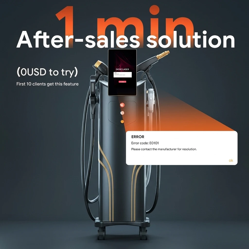 AI Smart Screen Self-Testing 4-in-1 Beauty Device for Hair Removal Skin Tightening & Facial Rejuvenation