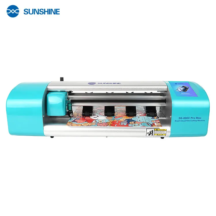 SUNSHINE SS-890C Pro Max Cutting Machine Max 16 Inch for Front/Back Films Mobile Screen Protector Machine