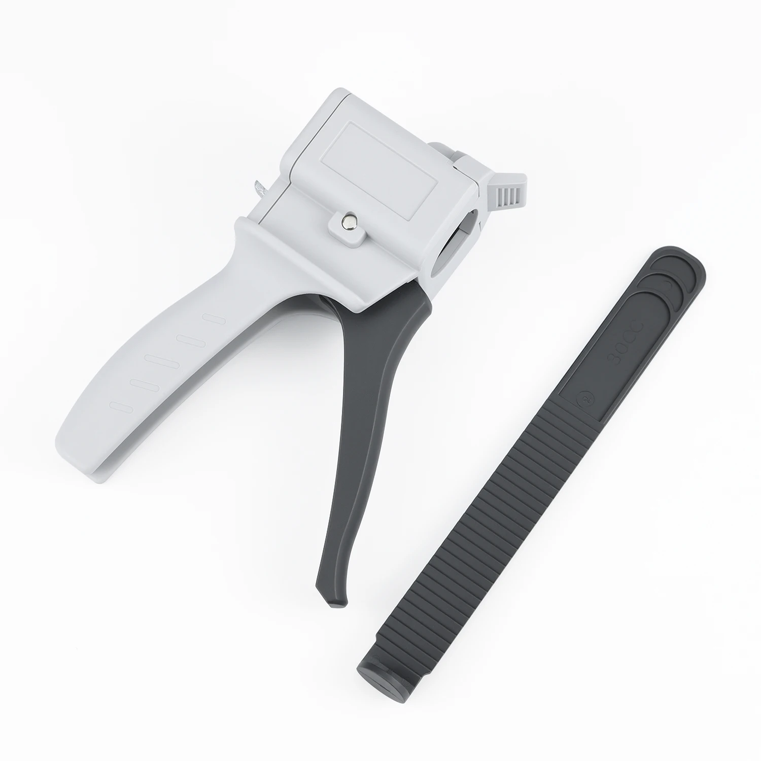30ml 55ml Manual UV Glue Gun Single Liquid Epoxy Resin Applier Handheld Caulk Dispenser for Electronic PCB Repair Syringe Barrel