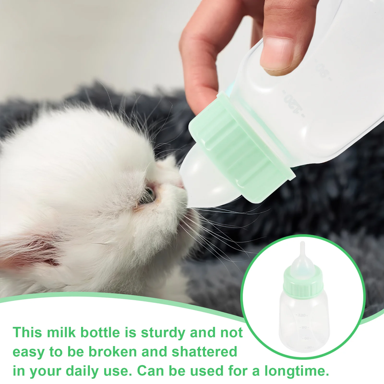 

1Set Pet Nursing Bottle Durable Small Portable Feeding Kit Milk Bottle for Puppy Kitten Pets Puppy Bottles for Nursing
