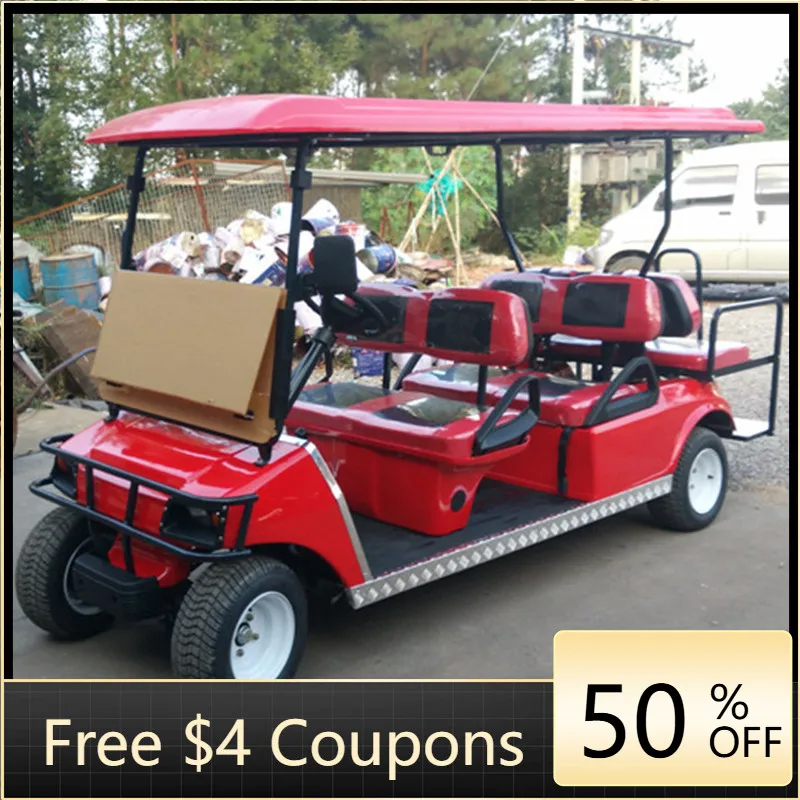 

Rs Red Powered 6 Seater 300cc Golf Cart