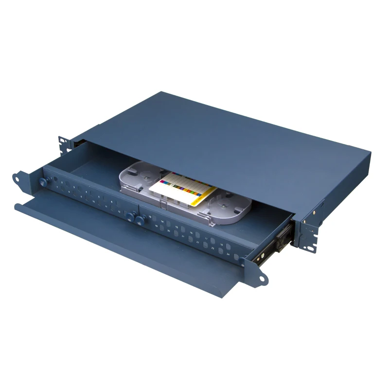 Sliding Type Empty Box 24 Port FC ST Fiber Optic Patch Panel