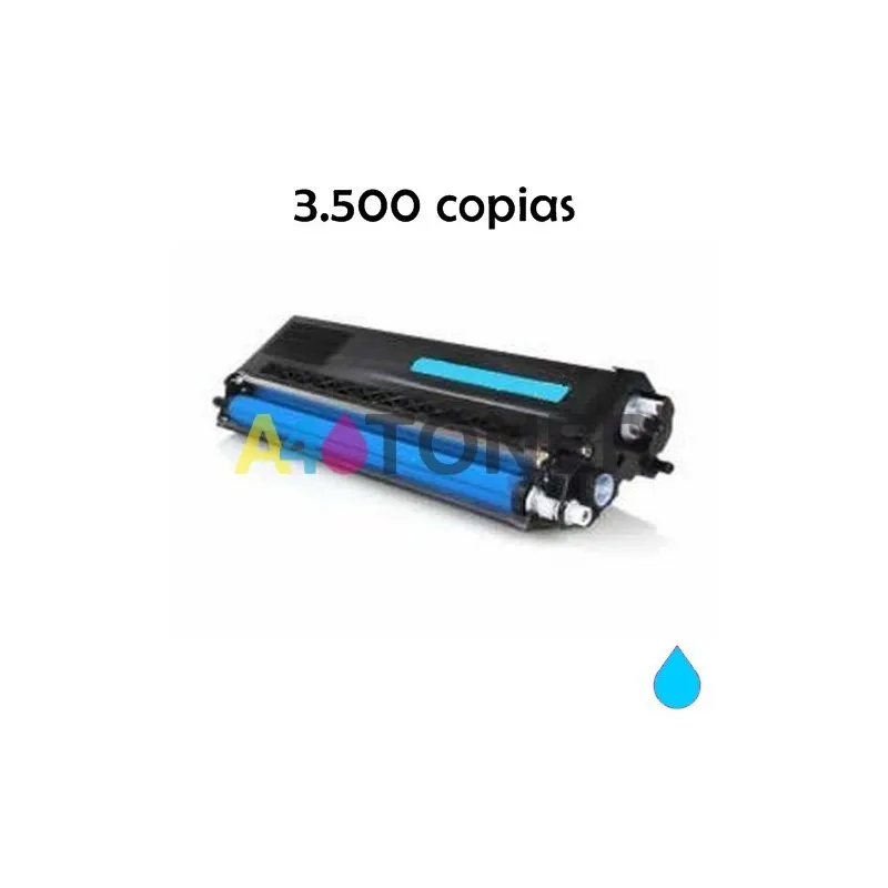 Toner TN325C cyan, compatible with Brother's original toner TN-325C A4toner.com