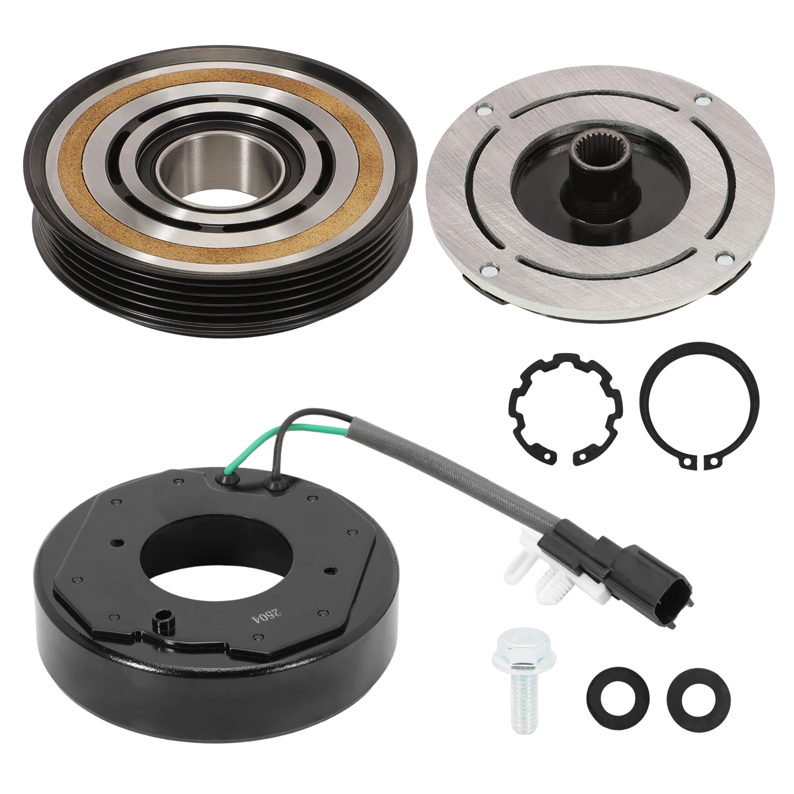 

Air Conditioner AC Compressor Clutch Kit Compatible with Focus 2014 2015 2016 2017 2018 2.0L
