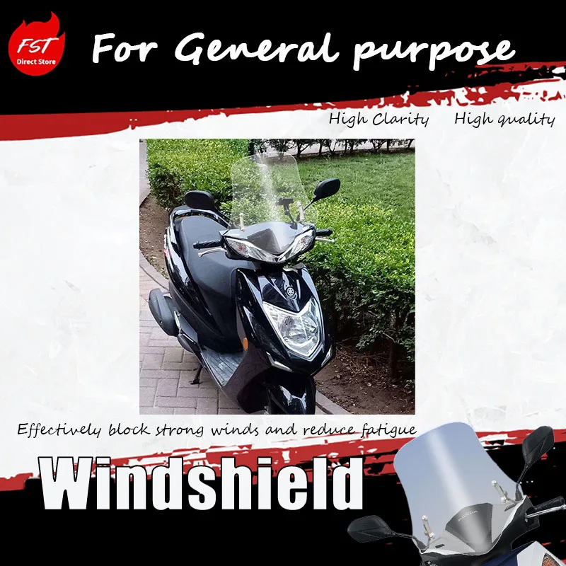 

For Wuyang Honda NX12 Five-Spokes Split Roadway Lover Scooter Windscreen Suitable for Scooter Accessory