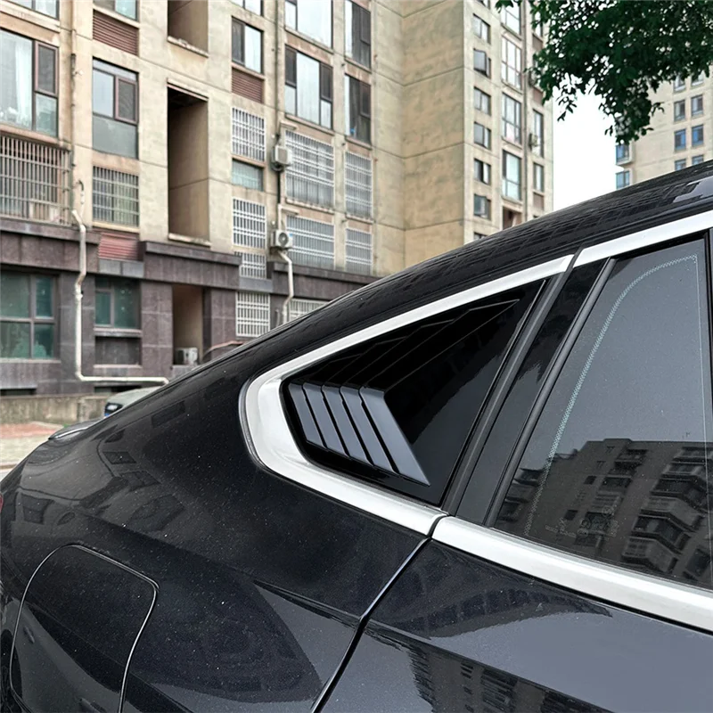 

Rear Triangle Window Shade Accessories Rear Window Side Vent Shutter Louver Cover Trim For BMW X6 G06 2019-2025