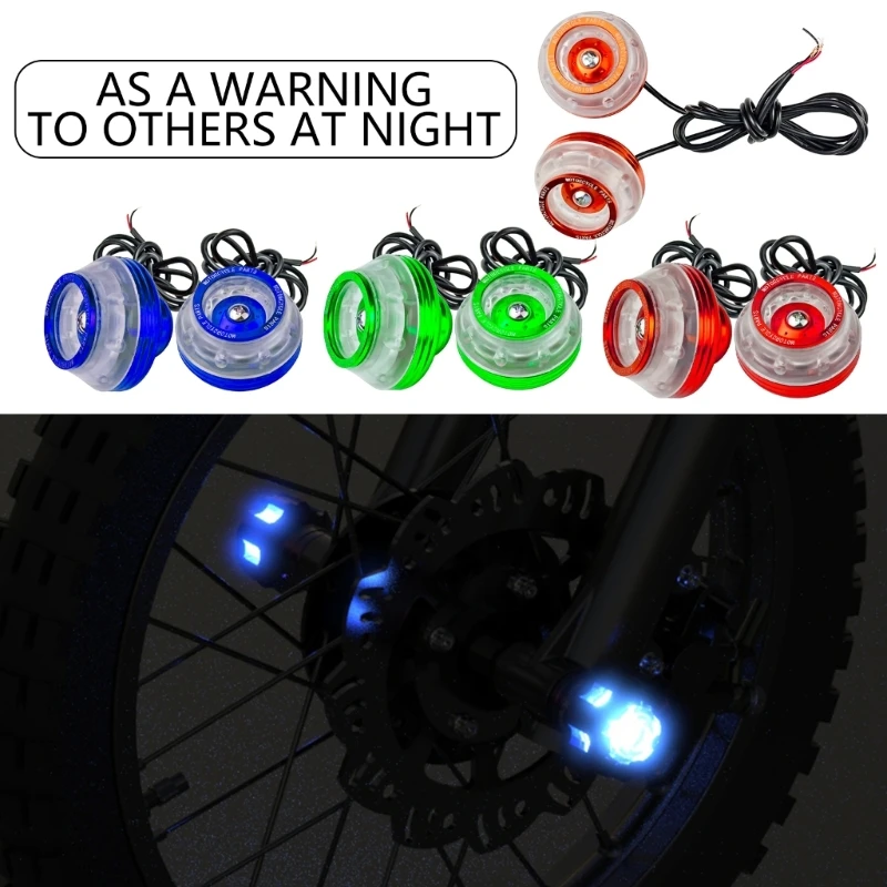 Curseurs de fourche avant de moto, protecteurs de collision éclairés par LED, protection résistante aux chocs, ajustement universel pour une sécurité des énigmes améliorées
