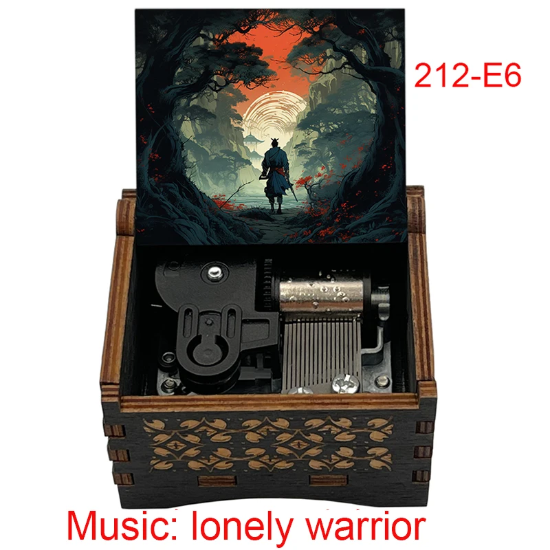 Chinese popular game songs Gu Yong Zhe Lonely warrior music box for Chinese friends girlfriend girl boy Christmas New Year Gift