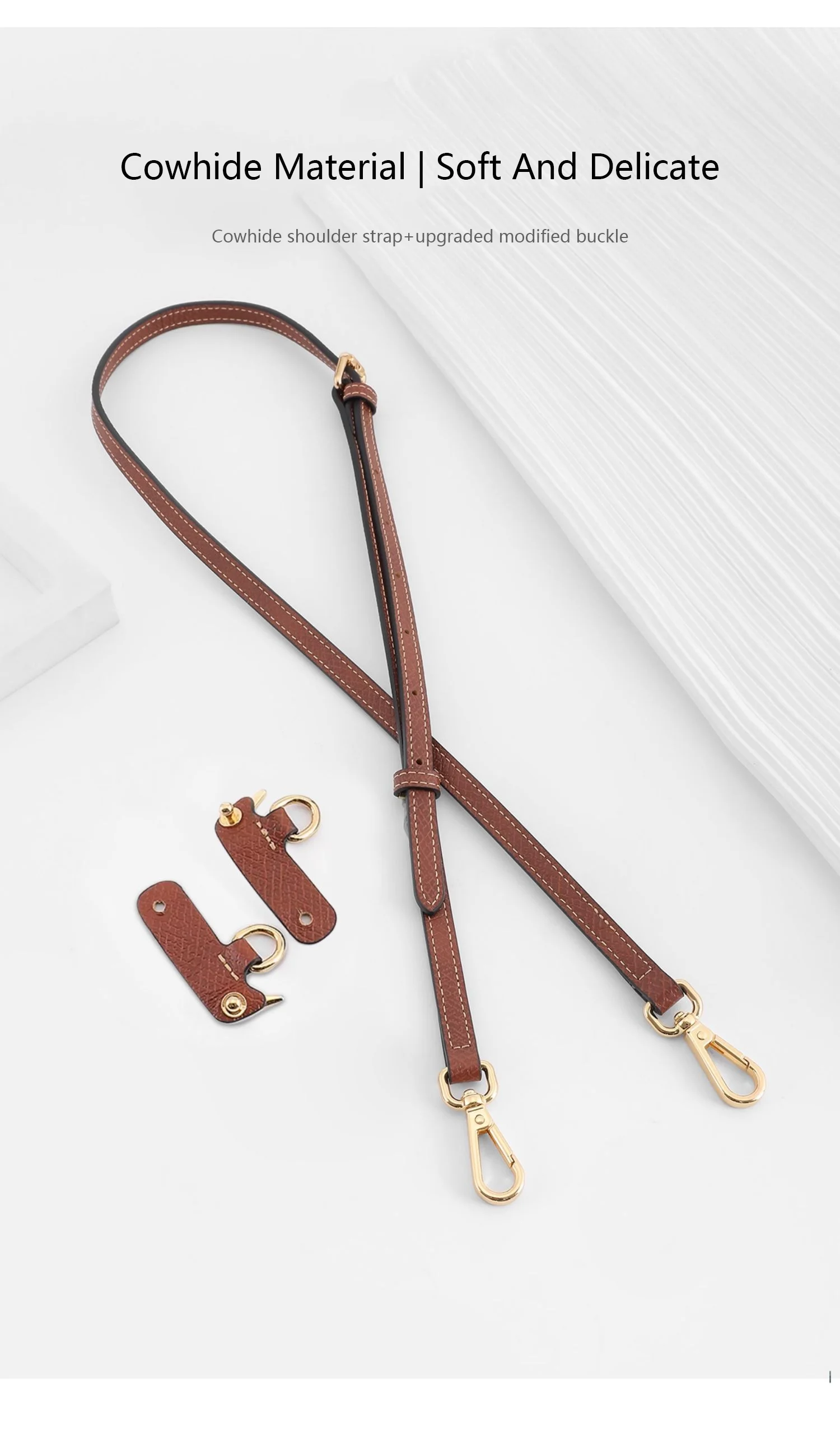 Shoulder Strap For Longchamp Mini Pouch Handbag Slung Bag Shoulder Strap Bag Belt Without Punching Modification Bag Accessories