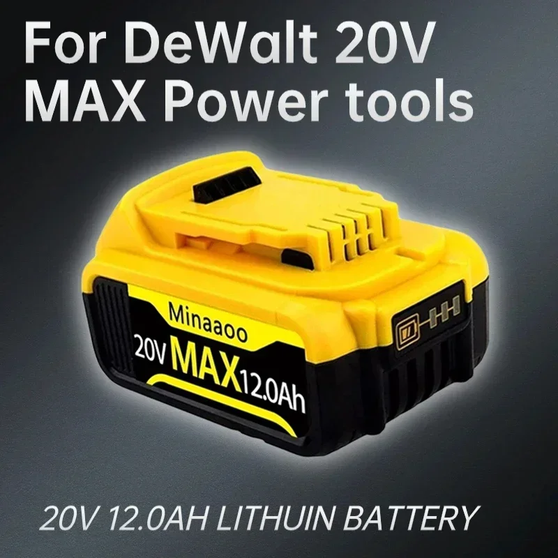 

18 В/20 Вольт MAX 6,0 Ач 8,0 Ач DCB200 Сменный литий-ионный аккумулятор для DeWalt DCB205 DCB201 DCB203 Аккумуляторы для электроинструментов