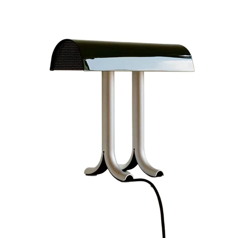 Modern simple bedside lamp Nordic light luxury designer high-end glass hotel model room living room bedroom table lamp