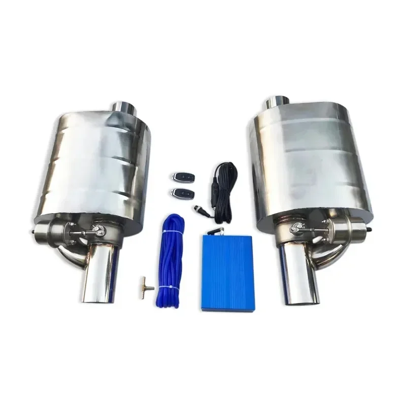 control Muffler Exhaust Pipe For Universal High Performance SS304 Stainless Steel escape Car Exhaust Systems