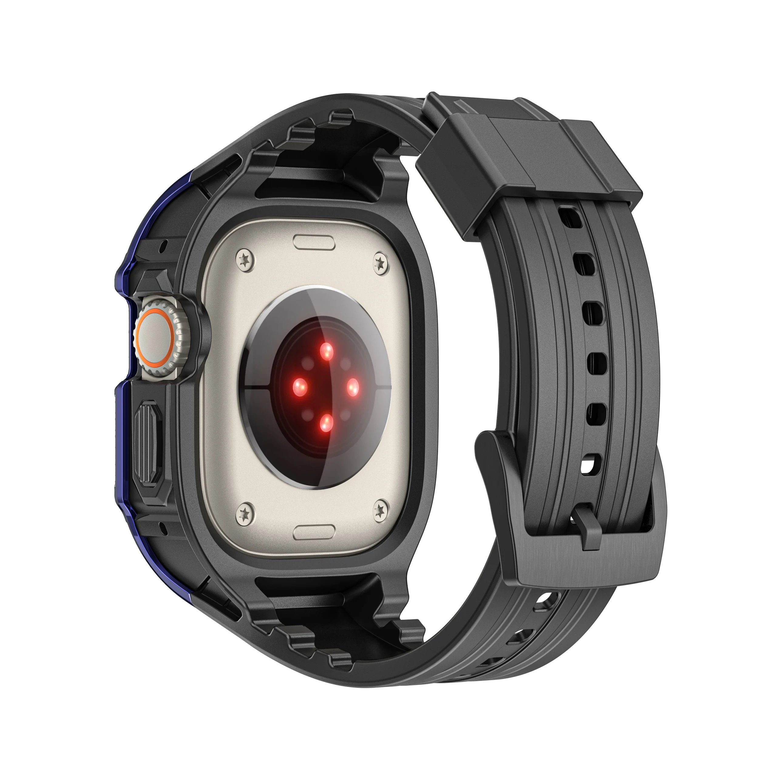 Modification Kit For Apple Watch Ultra 49mm TPU Protective Case+Strap iWatch Series Ultra 49mm Integrated Watchband Accessories