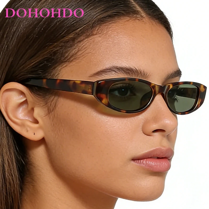 

Fashion Luxury Brand Designer Sunglass Vintage Small Oval Frame Women Eyeglasses UV400 Man Outdoor Travel Driving Shades Okulary