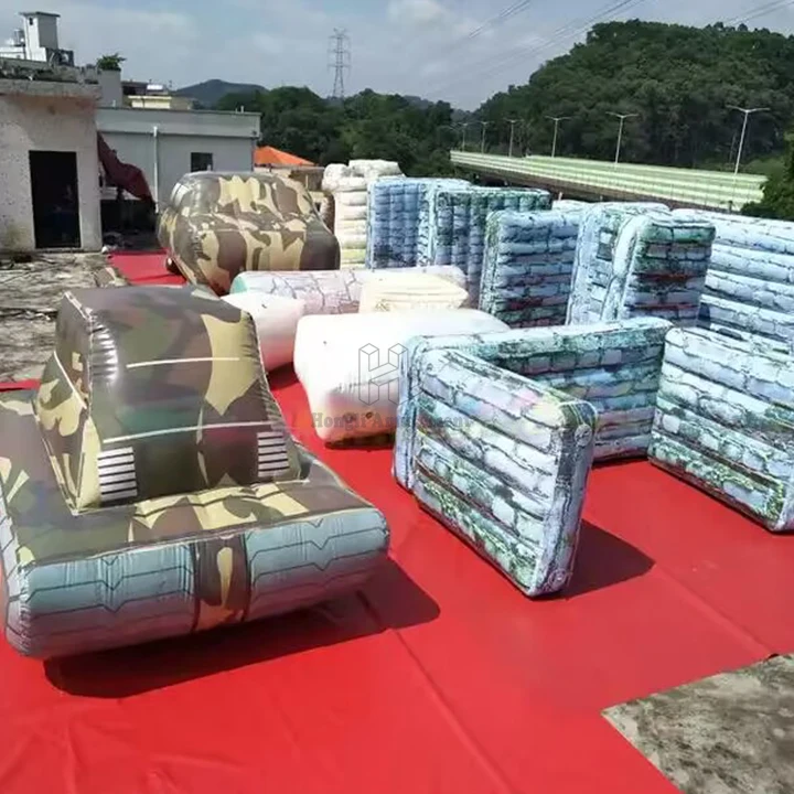 

Hot Sale CS Paintball Games Inflatable Paintball Bunkers for Speedball Games
