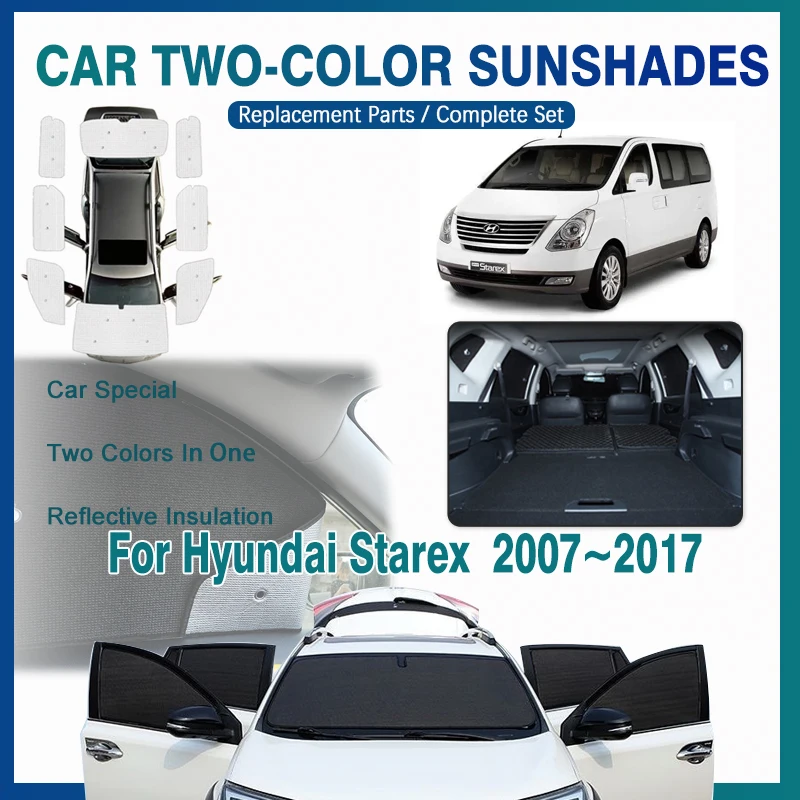 Fit For Hyundai Starex H-1 Huiyi iMax 2007~2017 Car Coverage Sunshade Pad Sun Shade Window Sunshade Cover Visor Auto Accessories