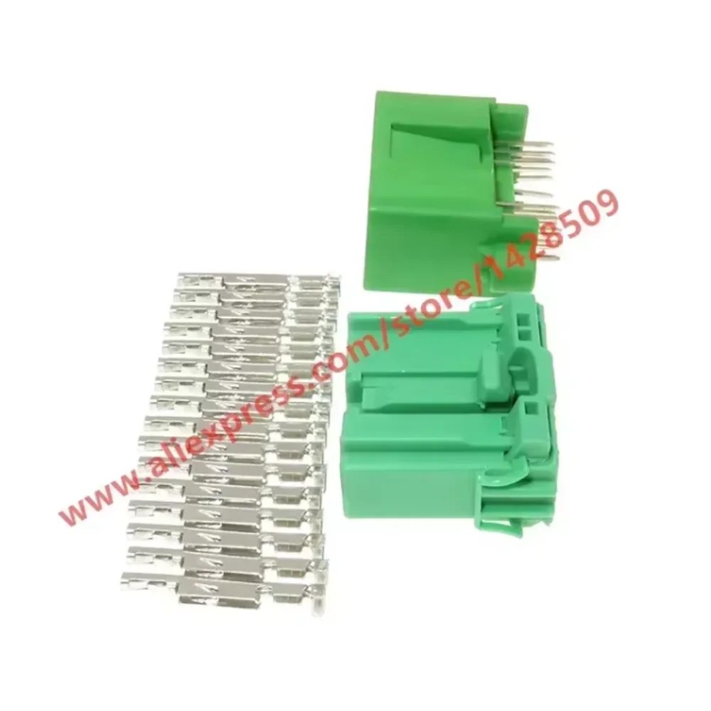 1 Set 16 Pin Auto Female Male Automotive Plug PCB Board Socket Connector For Car Wiring Harness IL-AG5-16S-D3C1