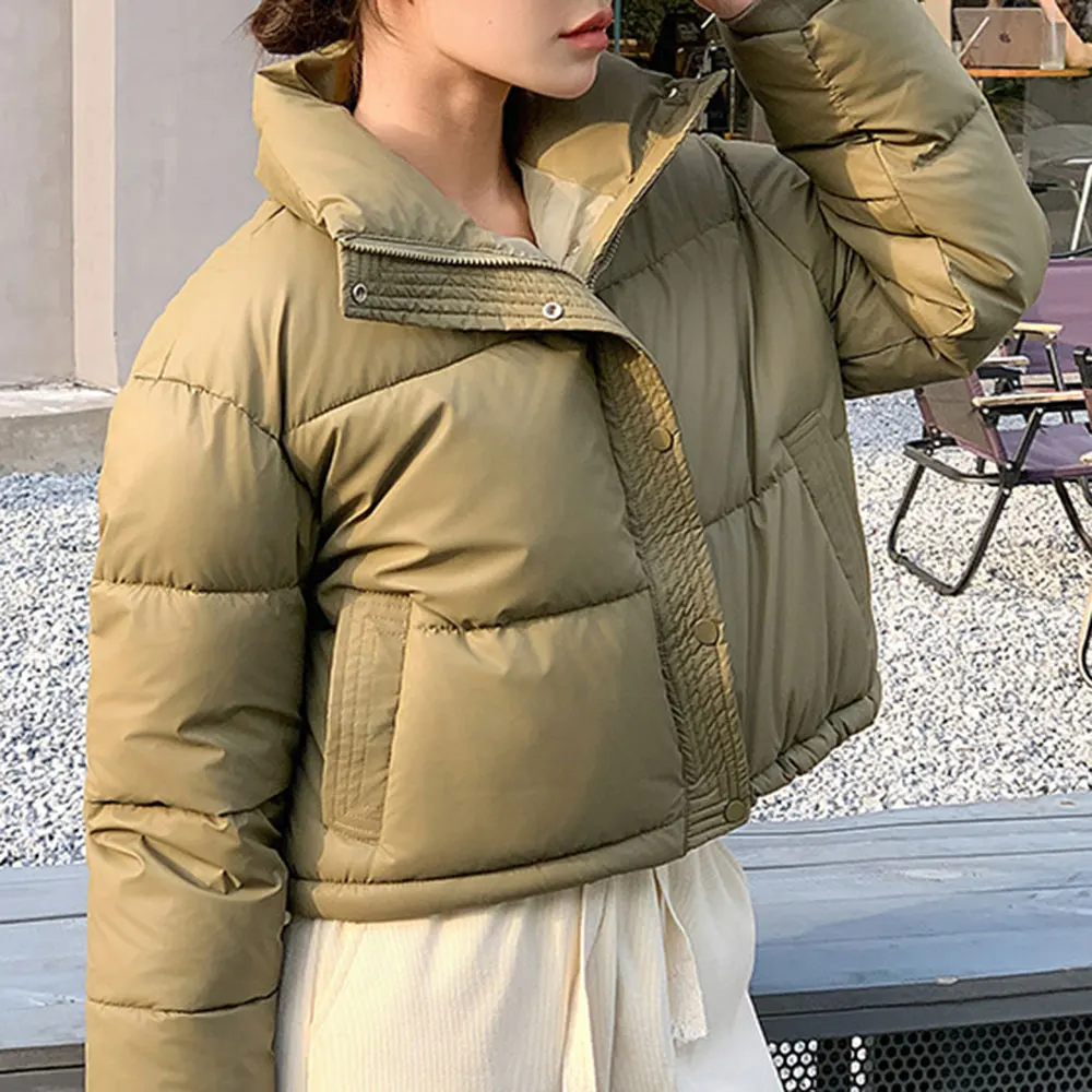 

Mia Muse Boutique, женские зимние пальто 2025 года, удобные повседневные однотонные базовые пальто с длинными рукавами и открытой передней молнией обычного кроя