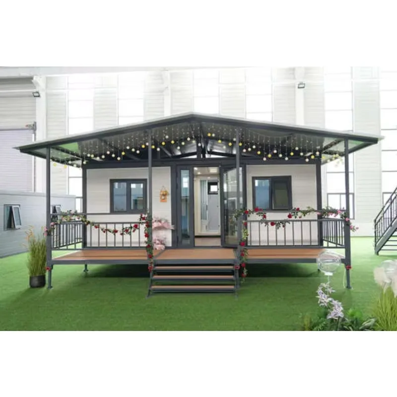 Folding Container House 20ft 40ft Prefab Portable Modern Design Breathable Foldable Tiny Home for Camping Resort Office Villa