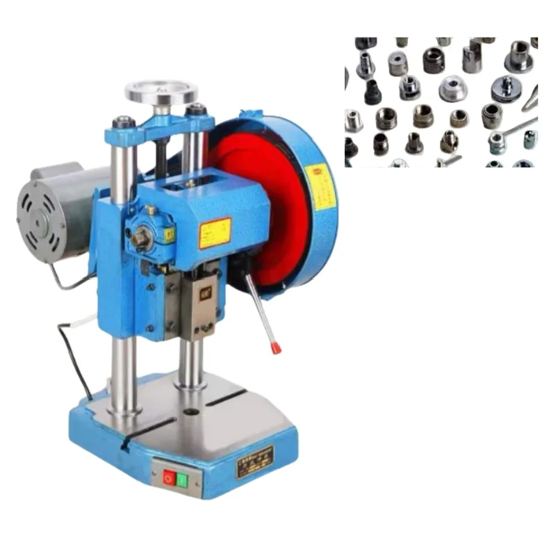 250W Dual-Purpose Bench Punch Machine, High Efficiency Mechanical Punch for 0.5t-4t Cutting