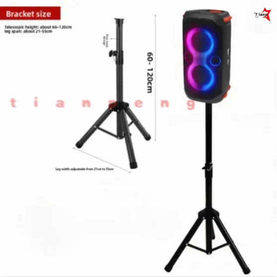 Soporte Triangular Metálico WYORESY para JBL Partybox 100 110 120 310 320, Ajustable en Múltiples Ángulos, Soporte Firme para Equipos de Audio de Escenario