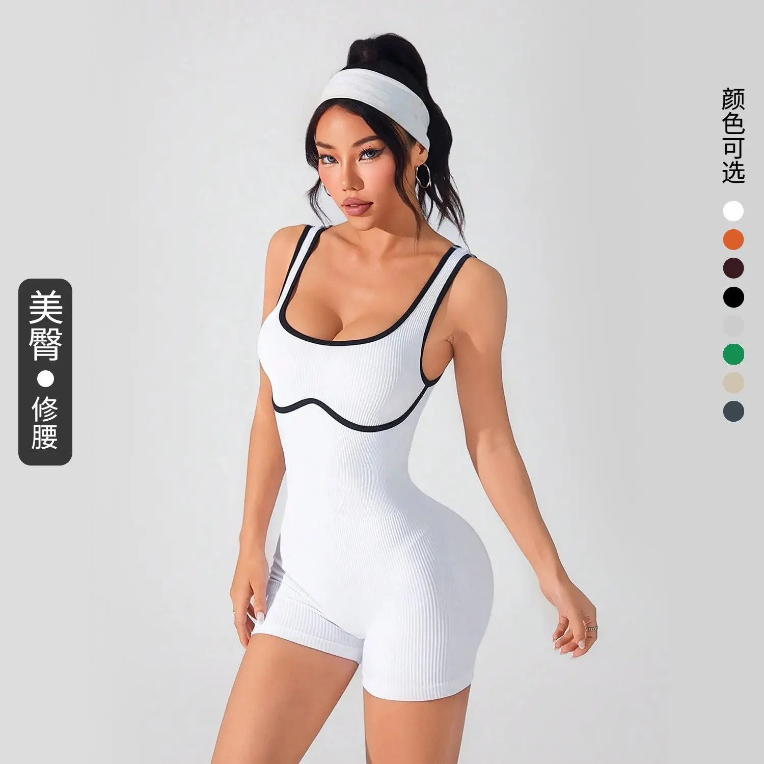 One-piece Women Yoga Suit Sports Jumpsuit Running Bodysuit Workout Rompers Overalls Sportswear Gym Fitness Tracksuit Sweatsuits